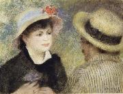 Pierre Renoir Boating Couple (Aline Charigot and Renoir) oil painting artist